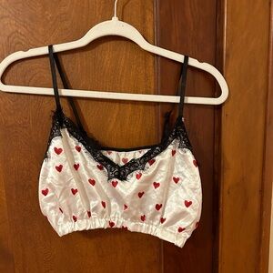 heart bralette/small top
